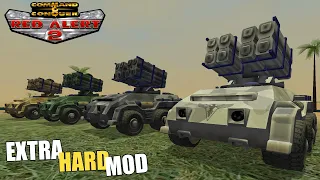 Red Alert 2 | Extra Hard Mod | GOAT ELITE IFVS | 1 vs 7 brutal ai