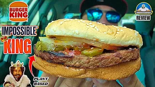 Burger King® IMPOSSIBLE KING Review! 🍔👑🤷👑 | theendorsement