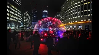 WINTER LIGHTS CANARY WHARF 2018 - IN LONDON - The Best of in 4K.