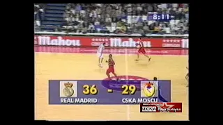 1997 Real (Madrid) - CSKA (Moscow) 101-93 Basketball. Euroleague, full match