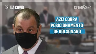 CPI da Covid: Aziz cobra posicionamento de Bolsonaro sobre acusações de Luis Miranda