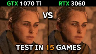 GTX 1070 Ti vs RTX 3060 | Test In 15 Latest Games | 2023