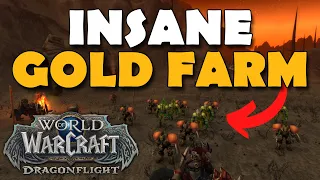 SOLO Gold Farm To Make A LOT OF GOLD Dragonflight WoW Gold Making