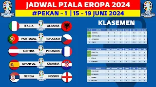 Jadwal Piala Eropa 2024 Pekan ke 1 - Portugal vs Ceko - Spanyol vs Kroasia - UEFA EURO 2024