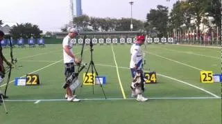 Archery 2012: France vs Russia