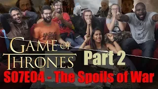 Game of Thrones - 7x4 The Spoils of War [Part 2] - Group Reaction