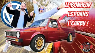 UNE BENNE + 2 CARBUS =  LA PASSION DANS LE CADDY  ! ❤️❤️❤️(VW Caddy MK1)