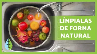 Cómo DESINFECTAR FRUTAS y VERDURAS naturalmente💧🍎🥬