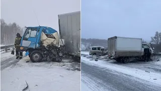 14.02.2024г - «Бойни во время метели». Два водителя погибли в двух ДТП в Новосибирской области.