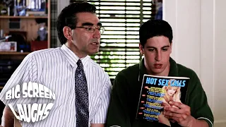 Jim's Dad's Magazine Education | American Pie (1999) | Big Screen Laughs