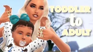 SIMS 4: TODDLER TO ADULT CAS CHALLENGE