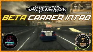 Beta Carrer Intro - Beta Need For Speed Most Wanted 2005