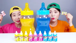 Big Bottle candy jelly DONA Mukbang