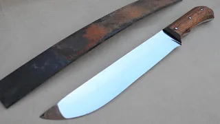 Making  kitchen knives - classic knife