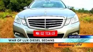 2011 Mercedes-Benz E-Class Vs BMW 5D Vs Jaguar XFS | Comparison Test | Autocar India