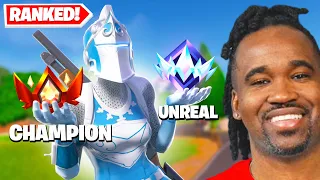 Unranked to Unreal in Builds WITHOUT BUILDING Game 20 - Rank: Champion (Fortnite Ranked)