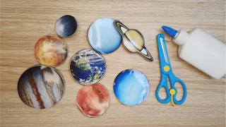 Solar System Craft DIY | Planets Craft | Model Paper planets | Planets Toy Game