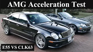 Is My 17 Year Old Mercedes E55 AMG Still Fast? vs CLK63