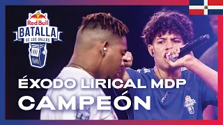 EXODO LIRICAL MDP vs LEAMBACK - Final | Red Bull Dominicana 2020