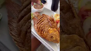 Fried Fish in Boca Chica, DR #dominicana #bocachica #pescadofrito #redsnapper #beach #domrep