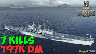 World of WarShips | Salem | 7 KILLS | 197K Damage - Replay Gameplay 1080p 60 fps