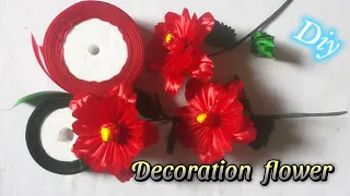 DIY /How to make beautiful ribbon flowers