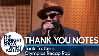 Tonight Show Fallon Five: Thank You Notes with Tariq Trotter's Olympics Recap Rap