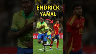 YAMAL vs ENDRICK tá passando dos limites ( é sério parem pfv ) 😭🤚🏾 #futebol #shorts