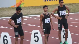 100m U-17 Boys Final in Khelo India Youth Games Guwahati Assam 12 January 2020