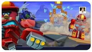 Злые птички игра вместе с angry birds trailer german   видео мультфильмы..