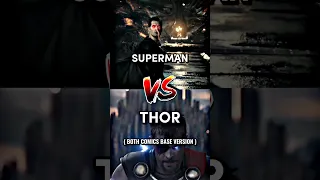 who is strongest || Superman vs Thor [Comics Version]