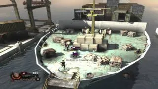 The Expendables 2 walkthrough - Harbor-Side