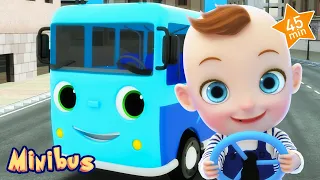 Wheels On The Bus - with Minibus - Nursery Rhymes & Kids Songs