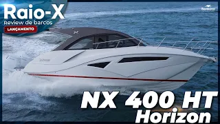 NX 400 HT Horizon -  Como ficou a primeira 40 pés com dois motores 600HP?? | Raio-X Bombarco