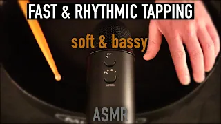 ASMR Fast & Rhythmic Tapping | Soft & Bassy | No Talking