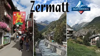 SWITZERLAND: Zermatt, village in the Alps 4K