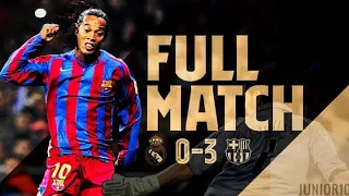 Real Madrid  (0-3)  Barcelona 2005 All goals extented highlightsiconic legend players match