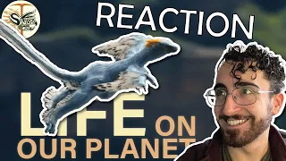 LOOK AT HIM FLY | PALEONTOLOGISTS REACT to Life On Our Planet (Official Trailer)