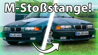 E36 M-Stoßstange nachrüsten! Lackieren - Montieren - Carporn