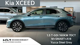 Kia XCEED MY 2024 [1.5 T-GDI 160KM 7DCT] wersja M z pakietem SMART z felgami 18" | Yucca Steel Grey