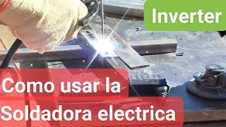 How to use welder inverter - Spanish Audio