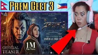 Filipino React On PREM GEET 3 || Nepali Movie Teaser || Pradeep Khadka, Kristina Gurung, Santosh Sen