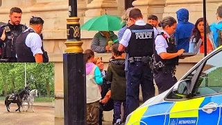 Police Approached a Dad and His two Kids outside Horse Guards in Response to an Anonymous Report