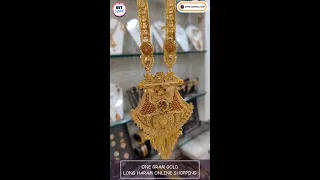One Gram Gold Long Haram Online Shopping - Sita Rani Haar Design Gold - Buy 1 Gram Gold Jewellery