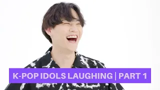 Male K-Pop Idols Laughing | Part 1