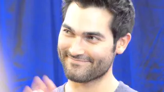 Beautiful Tyler Hoechlin on Team Wolf Con 2 in Paris.