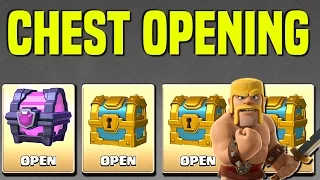 Clash Royale | Chest Opening | Giant, Gold And Crown Chests (No Magical This Time)