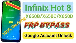 Infinix Hot 8 Frp Bypass l Infinix X650B/X650C/X650D Google Account Unlock @biswajitjbt288
