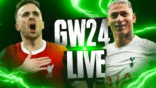 FPL GAMEWEEK 24 SATURDAY 3PM KICK OFFS LIVE | Fantasy Premier League 2023/24