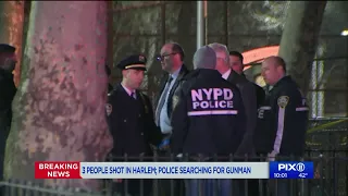 3 men shot in East Harlem, police searching for gunman